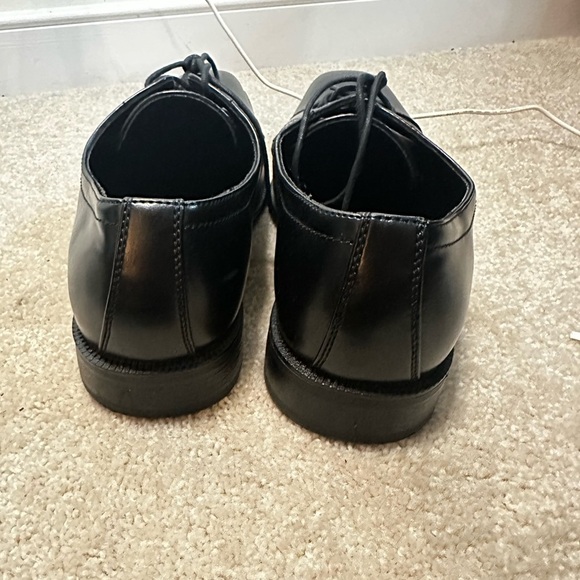 Alfani Adam Black Square Toe Cap Toe Oxford Dress Shoes Men’s 12M - Picture 2 of 10